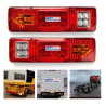 CALAVERA LED UNIVERSAL RECTANGULAR CON DIRECCIONAL EN FLECHA FRENO Y REVERSA IDEAL PARA PLATAFORMAS MONTACARGAS  IAP2972-2  1-PI