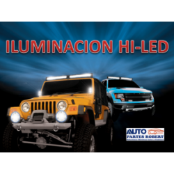 FARO LED CUADRADR 9 FOCOS HYPERLED27 WATTS CON ESTROBO  Y FIJO ALTA ILUMINACION 27W 2000 LUMEN  JUEGO 2 PIEZAS FAL27WCF-XLE