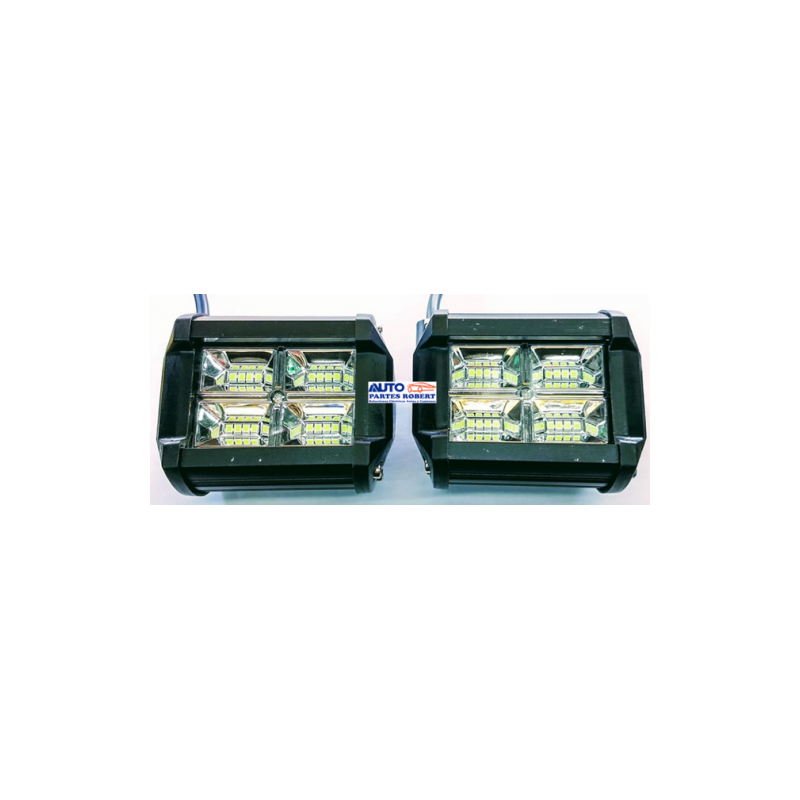FARO LED DUALLY CON 12 LED SECCIONADOS MUY POTENTES DE ALTA ILUMINACION CON FUNCION FIJA Y ESTROBO EXCELENTE PARA USO RUDO  FAL3