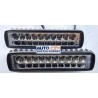 FAROS LED RECT DOBLE COLOR BLANCO   AMBAR  JUEGO 2 PIEZAS