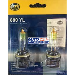 FOCO 880 YELLOW XTREME 27W JUEGO 2 PIEZAS HELLA