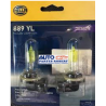 FOCO 889 YELLOW XTREME 27W BASE ESCUADRA JUEGO 2 PIEZAS HELLA