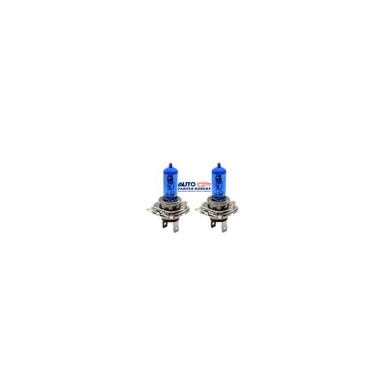 FOCO H4 100W TIPO XENON ALTA Y BAJA 3 TERMINALES  JUEGO 2 PIEZAS