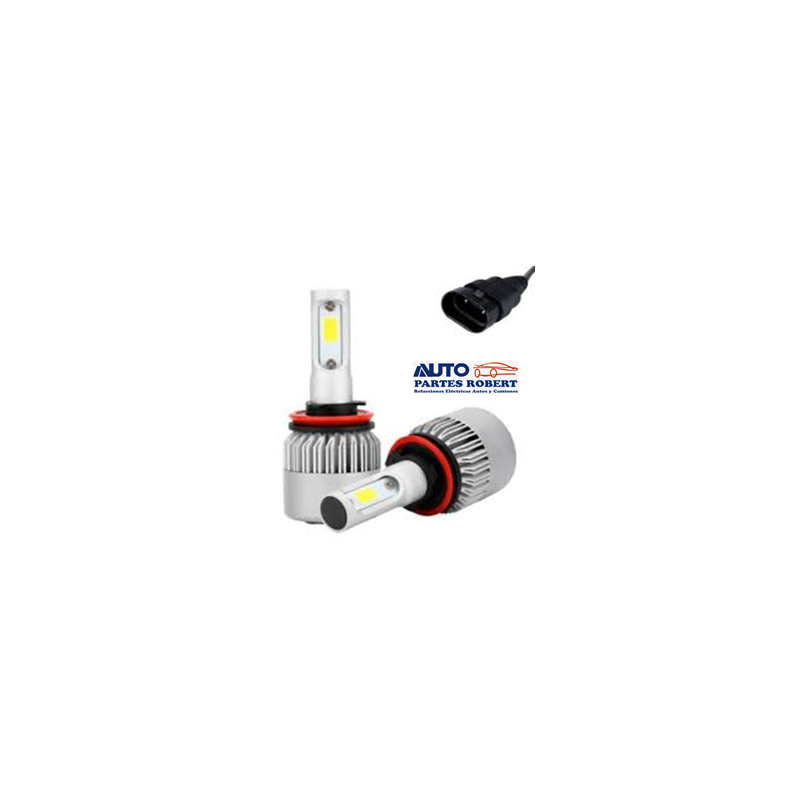 FOCO LED 9005 JUEGO 2 PIEZAS 6000K 3800LMS OEM.
