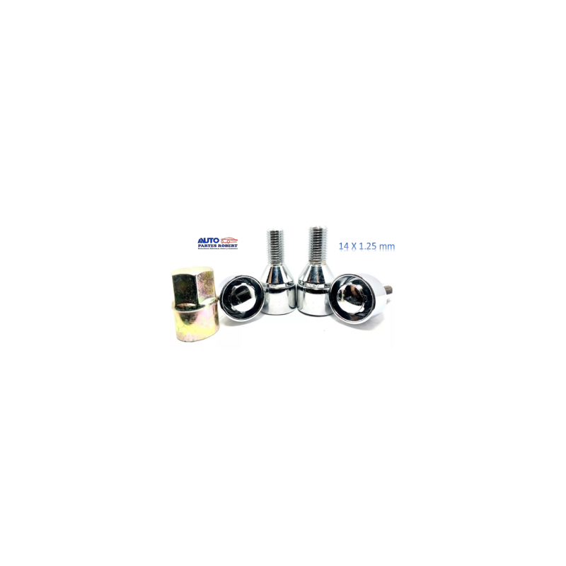 BIRLO SEGURIDAD MINI COOPER SUZUKI PEUGEOT FIAT NEON BMW MEDIDA 14 X 1.25 mm OEM.