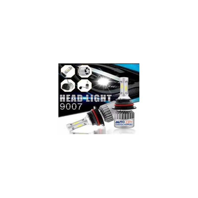FOCO LED 9007 12V 35W 3800LM JUEGO 2 PIEZAS FORD CHEVROLET CHRYSLER  ALTA ILUMINACION ALTA Y BAJA