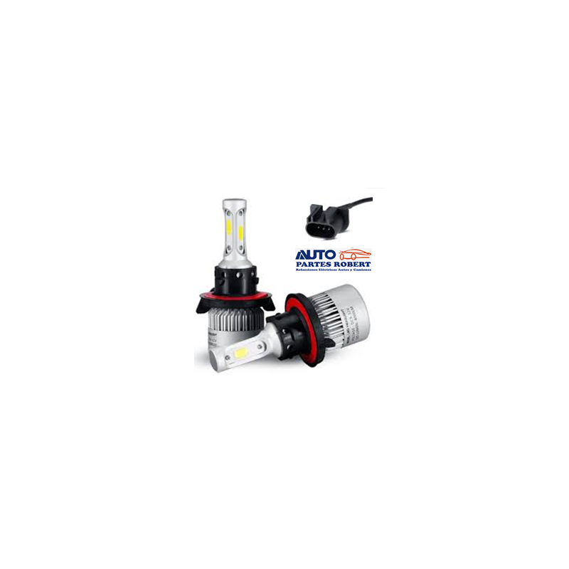 FOCO LED H13 JUEGO 2 PIEZAS  6000K 3800LMS