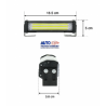 LAMPARA LED COB ESTROBO 4 FUNCIONES COLOR AMBAR JUEGO DE 2 PIEZAS MEDIDAD 16.5 CM  LARGO 5 CM ALTO  EXCELENTE ILUMINACION  OEM. 