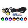 LUZ LED ESTROBO OJO AGUILA DOS COLORES AMBAR BLANCO  OEM.