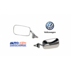 ESPEJO VW SEDAN LATERAL CROMADO LADO DERECHO CALIDAD TIPO ORIGINAL  OEM.
