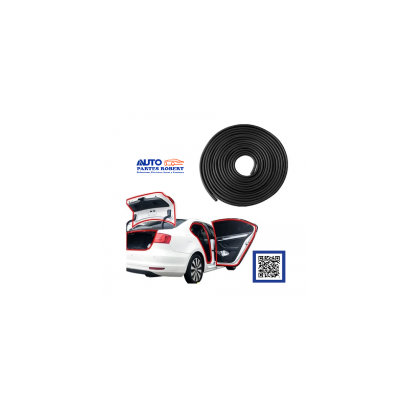 MOLDURA UNIVERSAL PARA PUERTAS AUTO CERVATIN COLOR NEGRO OEM.  OEM.
