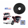 MOLDURA UNIVERSAL PARA PUERTAS AUTO CERVATIN COLOR NEGRO OEM.  OEM.