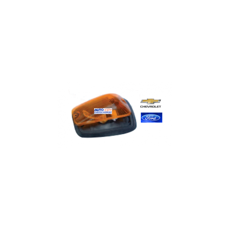 PLAFON CABINA CHEVROLET SILVERADO 1972-2005 PICK UP FORD COMPLETO CON BASE DE HULE COLOR AMBAR  OEM. 36PCH