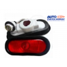 PLAFON LATERAL OVALADO AHULADO EMBUTIDO COLOR ROJO  OEM.UNIVERSAL 109