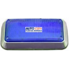 PLAFON LED AMBULANCIA PERIMETRAL RECTANGULAR DIMENCIONES 11 X 20 CM  AZUL