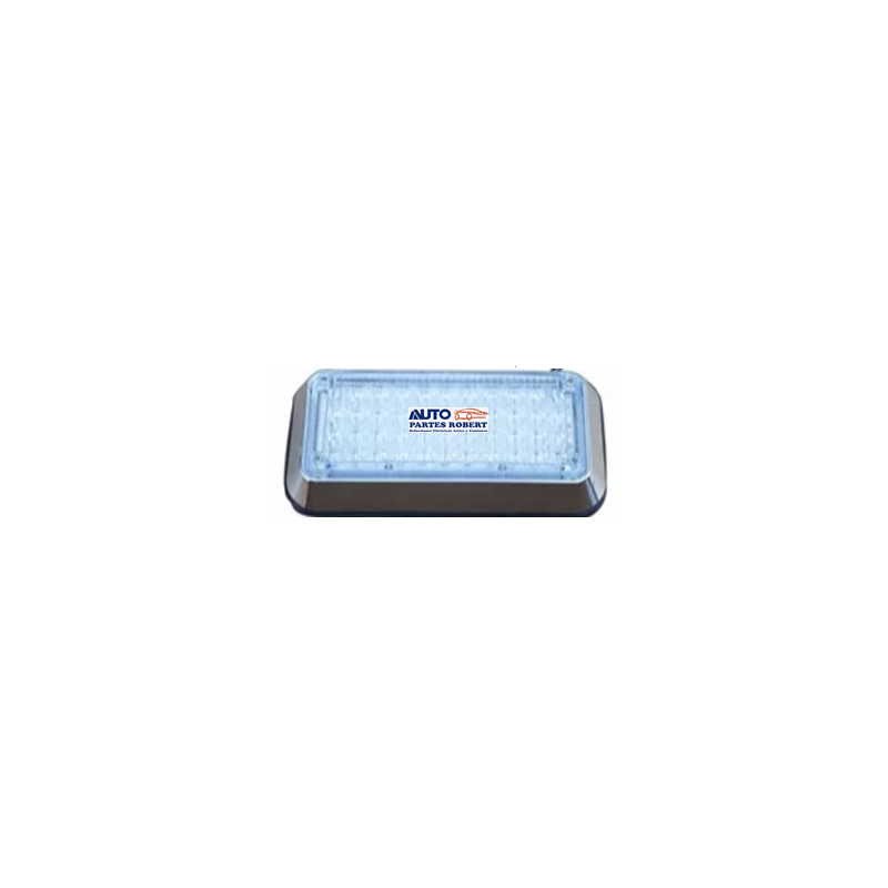 PLAFON LED AMBULANCIA PERIMETRAL RECTANGULAR DIMENCIONES 11 X 20 CM  BLANCO