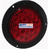 PLAFON LED REDONDO 4 PULGADAS PARA ATORNILLAR O REMACHAR  24 LED ROJO