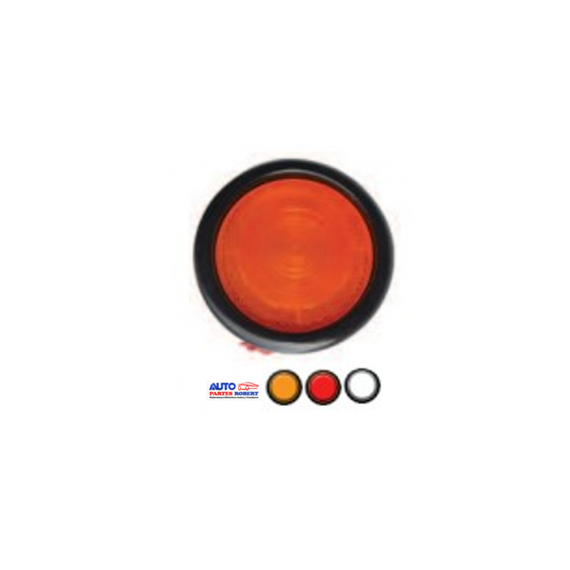 PLAFON REDONDO FOCO CAMBIABLE AHULADO COLOR ROJO 4  OEM. 4-P ROJO