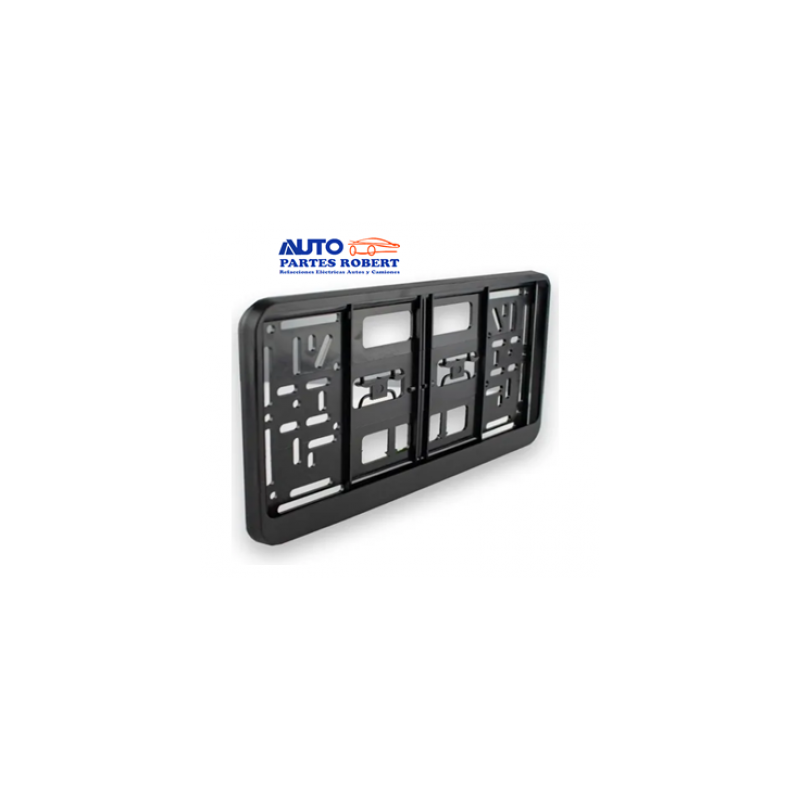 PORTA PLACA UNIVERSAL BASE PARA SUJETAR LA PLACA SOBRE LA FACIA DELANTERA O TRSERA MUY FACIL DE INSTALAR  OEM.