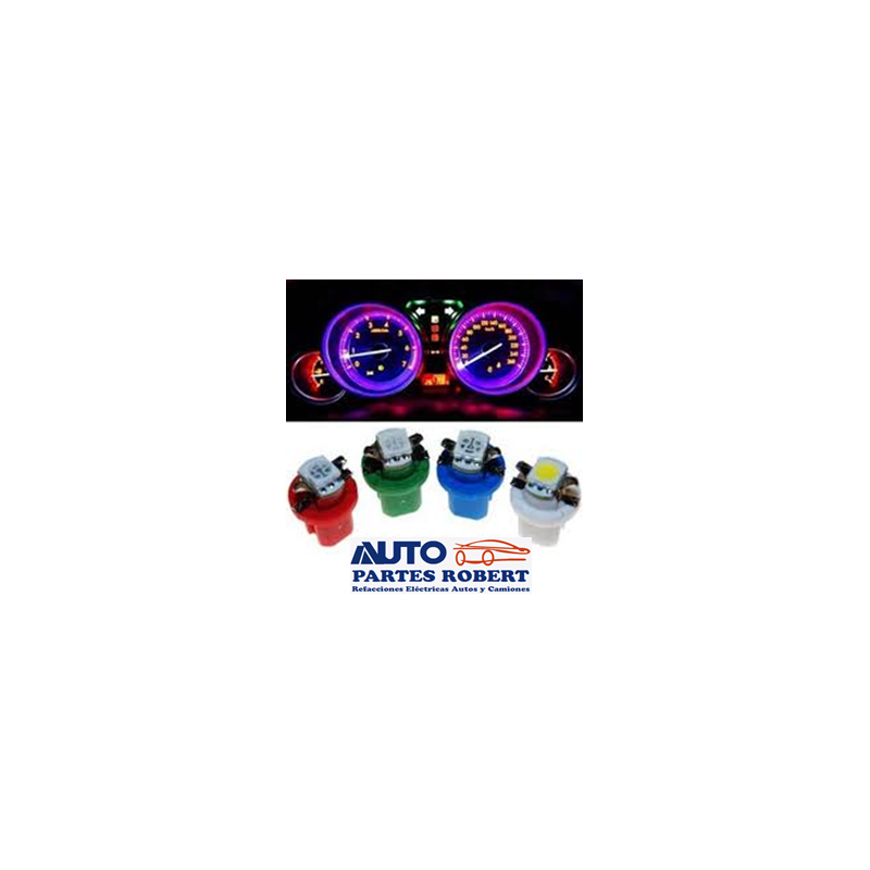 SOCKET TABLERO FOCO LED AMARILLO OEM. T5