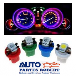 SOCKET TABLERO FOCO LED AMARILLO OEM. T5