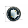 TAPON GASOLINA METALICO GUIAS DE PRESION PARA AUTOS CLASICOS UNIVERSAL  OEM. TIPO F4
