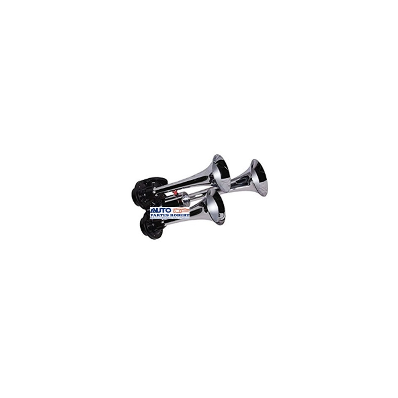 TROMPETAS CROMADAS ELECTRICAS  TRIPLE