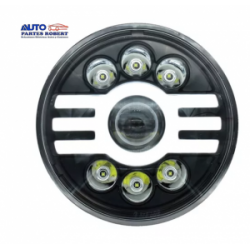 UNIDAD LED REDONDA CON LUPA BICOLOR 7 LED BLANCO Y AMBAR 1 PIEZA  OEM. U-LH184CY