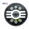 UNIDAD LED REDONDA CON LUPA BICOLOR 7 LED BLANCO Y AMBAR 1 PIEZA  OEM. U-LH184CY