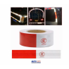 CINTA REFLEJANTE CCC PARA REMOLQUES Y CAJAS DE TRACTO CAMION TIRA 1 METRO ROJO Y BLANCO CALIDAD 3M ANCHO 5 CM OEM. CCC 0000352