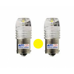 FOCO LED 1141 COLOR AMBAR CON ESTROBO  OEM.