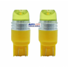FOCO LED 7443 URVAN MAZDA COLOR AMARILLO 2 FUNCIONES  JUEGO 2 PIEZAS  OEM.