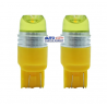 FOCO LED 7443 URVAN MAZDA COLOR AMARILLO 2 FUNCIONES  JUEGO 2 PIEZAS  OEM.
