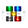 FOCO LED ESCOLAR 5MM COLOR AZUL OEM.
