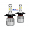 FOCO LED H4 3 CARAS SPEED PRIME EXCELENTE ILUMINACION 5000 LUMENS COLOR DE LUZ BLANCA  OEM.