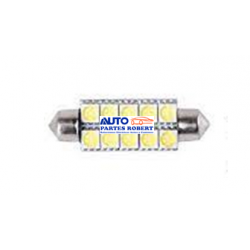 FOCO LED LUZ INTERIOR TIPO FUSIBLE 45 mm EXCELENTE ILUMINACION COLOR BLANCA  OEM.