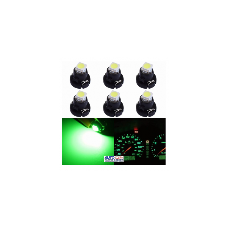 FOCO LED T3 8mm VERDE TABLERO DE MANDOS E INSTRUMENTOS AUTOS Y MOTOCICLETAS  OEM.