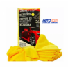 FRANELA DE MICRO FIBRA ALTA CALIDAD COLOR AMARILLO IDEAL PARA EMBELLECER SU AUTOMOVIL O MOTOCICLETA MEDIDA 40.6X40.6X16 CM OEM.