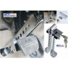 SEGURO ANTIRROBO PARA PEDAL UNIVERSAL CON CANDADO CROMADO  OEM.