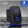 SWITCH TECLA SPOT LIGHTS ON-OFF 12 VOLTS  20 AMPERES 24 VOLTS 10 AMPERES AUTOMOTOR BARCO TRACTO CAMION AUTOBUS JEEP USO RUDO  OE
