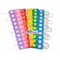 TIRA LED COB MODULO CIRCULO COLOR ROSA UNIVERSAL 2.4 WATS 1 FUNCION  OEM.
