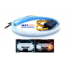 TIRA LED FLEXIBLE DE TIPO GEL COLOR BLANCO Y AMBAR MEDIDA 60 CM 2 PIEZAS  OEM.