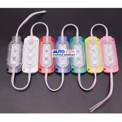 TIRA LED TIPO CHIP 3 LED COLOR BLANCO EXCELENTE ILUMINACION  OEM.