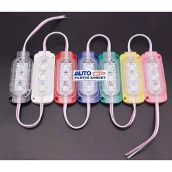 TIRA LED TIPO CHIP 3 LED COLOR BLANCO EXCELENTE ILUMINACION  OEM.