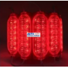 TIRA LED TIPO CHIP 3 LED COLOR ROJO EXCELENTE ILUMINACION  OEM.