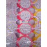 TIRA LED TIPO CHIP REDONDA 7 LED COLOR VERDE OEM.