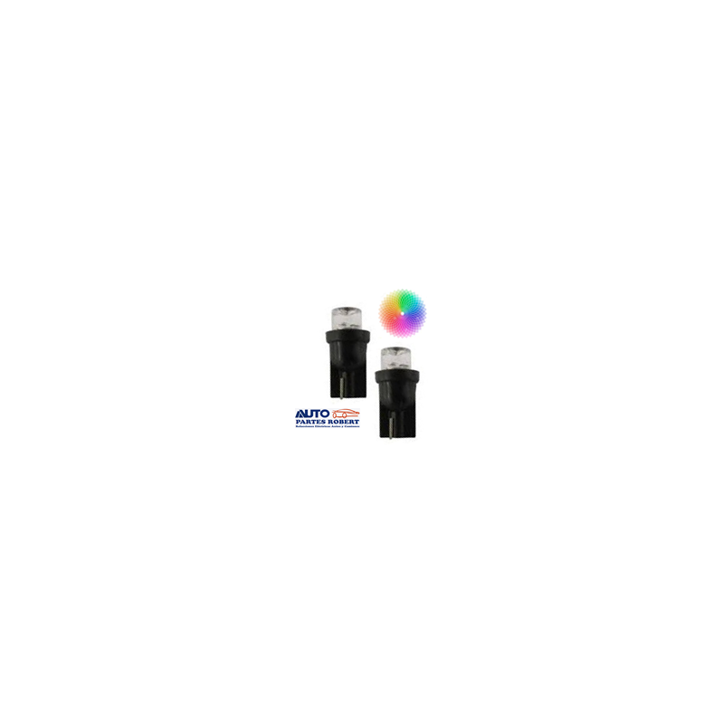 FOCO LED 158 7 COLORES JUEGO 2 PIEZAS